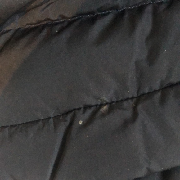 Weekend MaxMara Galosce Navy Faux-Fur-Trim Quilted Down Jacket - Picture 7 of 11